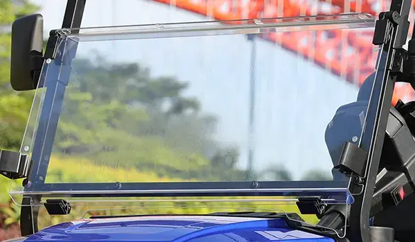 Foldable Windshield for Enhanced Comfort