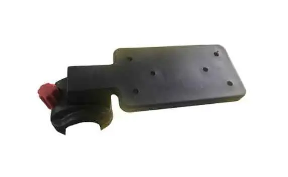 Fish finder mounting bracket featuring a durable design with a quick-release mechanism.