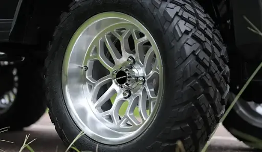 Wheel Upgrade: 14-Inch Alloy Rims & 23X10-14 DOT Tires (set of 4 Wheels)